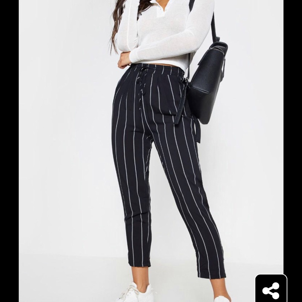 Pretty little things stripe casual trousers